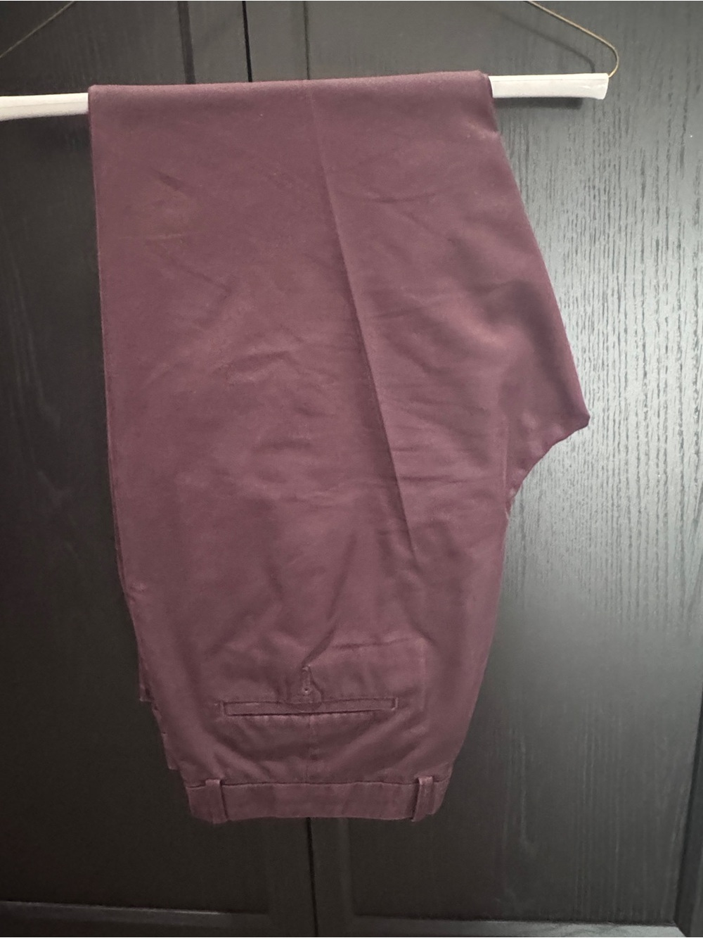 Perry Ellis Men's Chino Pants - Deep Wine